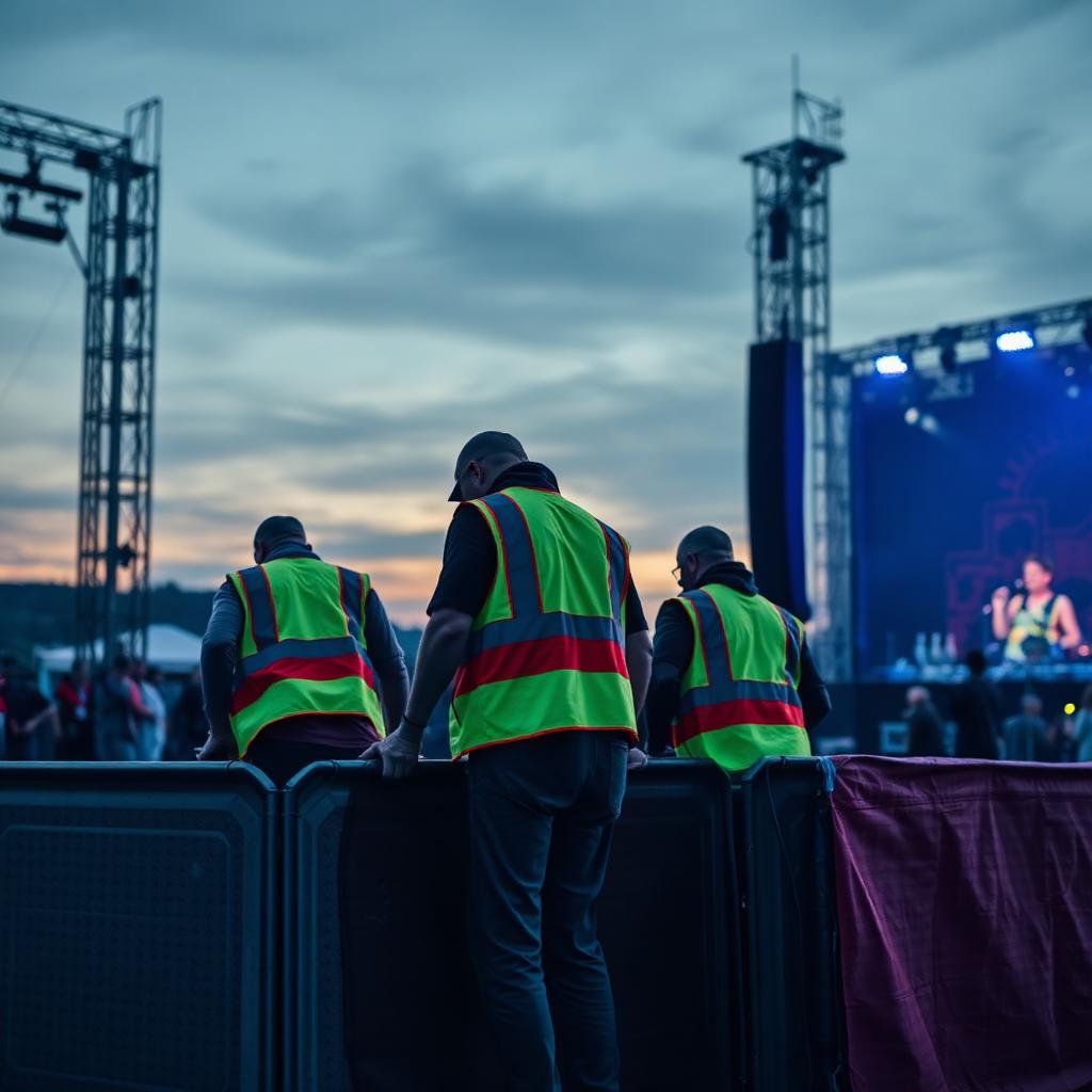 Festivals & Events staff at work