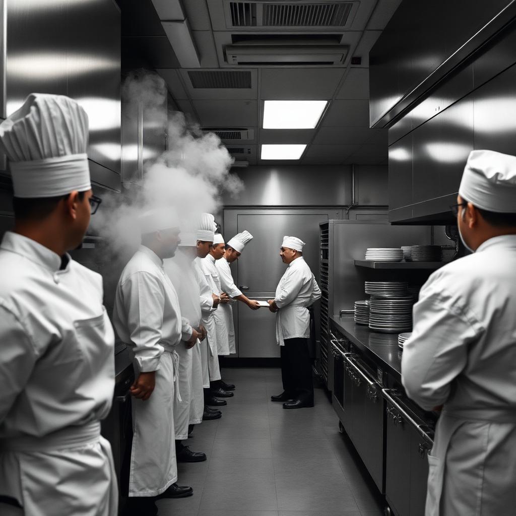 Kitchen & Chefs staff at work